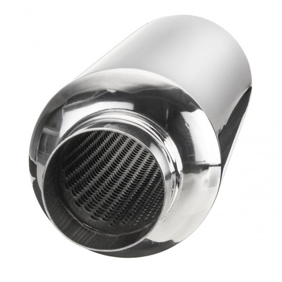 2.25'' Inlet/Outlet Stainless Steel Universal Exhaust Turbine Muffler Resonator 2.25'' Inlet/Outlet Stainless Steel Universal Exhaust Turbine Muffler Resonator