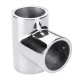 22mm 7/8 Inch 316 Stainless Steel 3 Way 90 Degree Tee Yacht Marine Boat Handrail Fitting