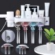 2/3/4 Cups Automatic Toothpaste Toothbrush Holder Wall Hanging Hair Dryer Rack 2/3/4 Cups Automatic Toothpaste Toothbrush Holder Wall Hanging Hair Dryer Rack