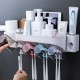 2/3/4 Cups Automatic Toothpaste Toothbrush Holder Wall Hanging Hair Dryer Rack 2/3/4 Cups Automatic Toothpaste Toothbrush Holder Wall Hanging Hair Dryer Rack