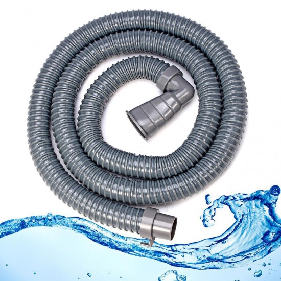2/3/4/5M Universal Extension Washing Machine Drain Water Hose Pipe Connectors