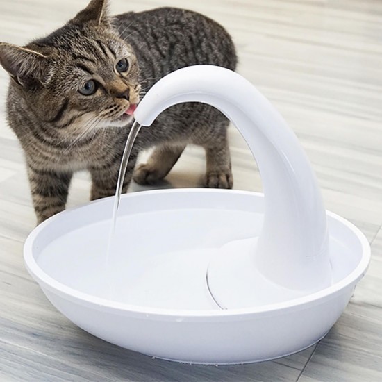 2.36L Pet Cat Dog Bowl Drinking Water Fountain Automatic Electric Dispenser Fliter