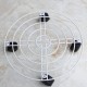 25-40cm Plant Pot Round Wheels Mover Trolley Caddy Garden Plate Metal Stand Rolling Plant