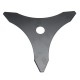 255mm 3 Teeth Brushcutter Trimmer Steel Blade Weed Machine Blade for 25.4mm Dia Strimmer 255mm 3 Teeth Brushcutter Trimmer Steel Blade Weed Machine Blade for 25.4mm Dia Strimmer
