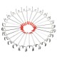 25Pcs 100mm Length Peg Board Pegboard Hooks Garage Workshop Hanging Tool Storage Display Home Hook 25Pcs 100mm Length Peg Board Pegboard Hooks Garage Workshop Hanging Tool Storage Display Home Hook