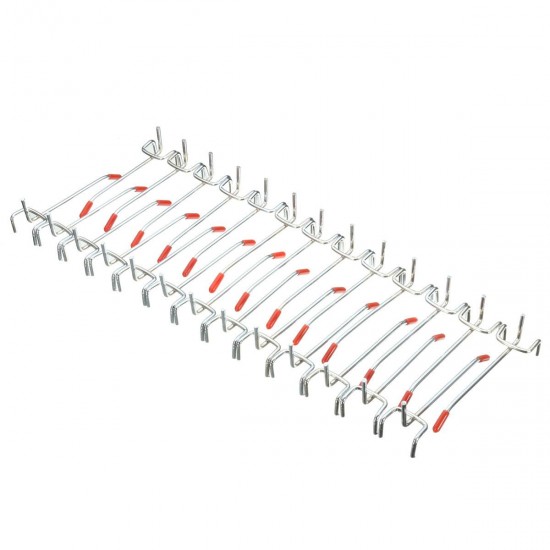 25Pcs 100mm Length Peg Board Pegboard Hooks Garage Workshop Hanging Tool Storage Display Home Hook 25Pcs 100mm Length Peg Board Pegboard Hooks Garage Workshop Hanging Tool Storage Display Home Hook