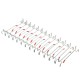 25Pcs 100mm Length Peg Board Pegboard Hooks Garage Workshop Hanging Tool Storage Display Home Hook