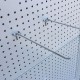 25Pcs 100mm Length Peg Board Pegboard Hooks Garage Workshop Hanging Tool Storage Display Home Hook