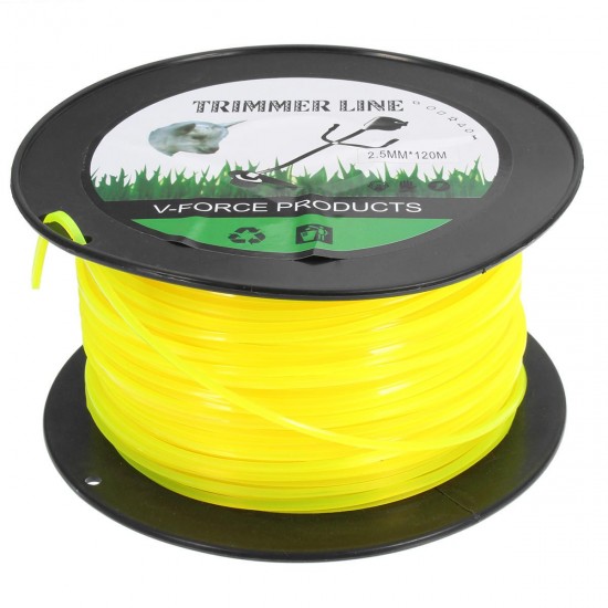 2.5mm x 120m Strimmer Trimmer Line Brushcutter Wire Nylon Cord Mower Rope Tools Kit 2.5mm x 120m Strimmer Trimmer Line Brushcutter Wire Nylon Cord Mower Rope Tools Kit