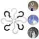 25pcs 30mm Plastic Cup Hook Wall Question Mark Hook Eyebolt Screws 25pcs 30mm Plastic Cup Hook Wall Question Mark Hook Eyebolt Screws