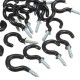 25pcs 30mm Plastic Cup Hook Wall Question Mark Hook Eyebolt Screws 25pcs 30mm Plastic Cup Hook Wall Question Mark Hook Eyebolt Screws