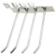 25pcs Slatwall Single Hook Pin Shop Display Fitting Prong Hanger 100×3.2mm 25pcs Slatwall Single Hook Pin Shop Display Fitting Prong Hanger 100×3.2mm