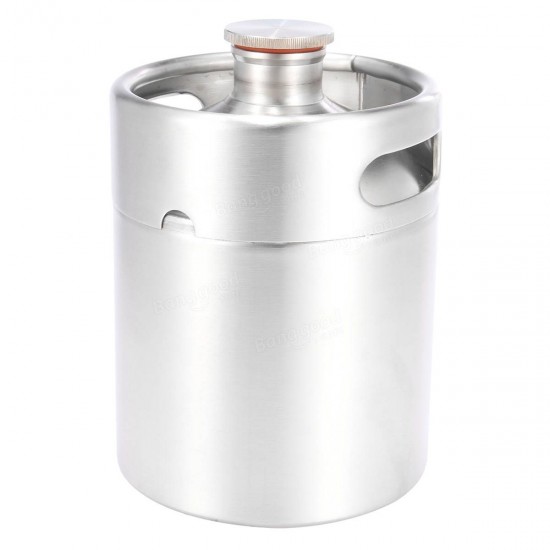 2L 68oz Stainless Steel Bottle Mini Beer Growler Fresh Wine Keg Making Barrels 2L 68oz Stainless Steel Bottle Mini Beer Growler Fresh Wine Keg Making Barrels