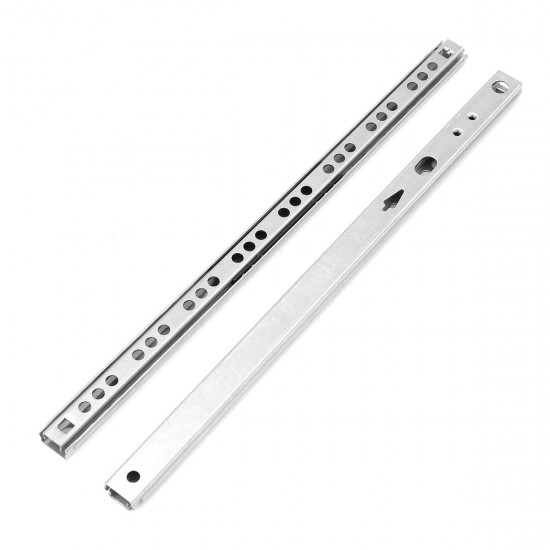 2Pcs 100LB Locking Drawer Slides Runners Lengths 8 -16 Inch Ball Bearing Fridge