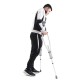 2Pcs Adjustable Height Underarm Crutched Aluminium Alloy Material Walking Stick Tools Kit 2Pcs Adjustable Height Underarm Crutched Aluminium Alloy Material Walking Stick Tools Kit