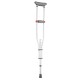 2Pcs Adjustable Height Underarm Crutched Aluminium Alloy Material Walking Stick Tools Kit 2Pcs Adjustable Height Underarm Crutched Aluminium Alloy Material Walking Stick Tools Kit
