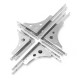 2Pcs Stainless Steel Wall Shelf Brackets Triangle Mount L Household Fixing Frames 2Pcs Stainless Steel Wall Shelf Brackets Triangle Mount L Household Fixing Frames