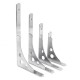 2Pcs Stainless Steel Wall Shelf Brackets Triangle Mount L Household Fixing Frames 2Pcs Stainless Steel Wall Shelf Brackets Triangle Mount L Household Fixing Frames