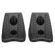 2Pcs/Set Rubber Wheel Chock Chocks Stop Brake Wedges Car Caravan Trailer Truck Block 2Pcs/Set Rubber Wheel Chock Chocks Stop Brake Wedges Car Caravan Trailer Truck Block