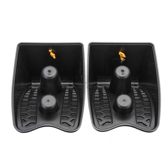 2Pcs/Set Rubber Wheel Chock Chocks Stop Brake Wedges Car Caravan Trailer Truck Block 2Pcs/Set Rubber Wheel Chock Chocks Stop Brake Wedges Car Caravan Trailer Truck Block