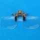 2X Magnification Hand Free Glasses Style Magnifier Loupe With Clip For Reading
