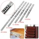 2pcs Metal Drawer Ball Bearing Slide Mute Guide Track 8-16Inch Silver 2pcs Metal Drawer Ball Bearing Slide Mute Guide Track 8-16Inch Silver