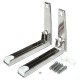 2pcs Stainless steel Foldable Microwave Oven Shelf Wall Mount Bracket Stand Support Holder