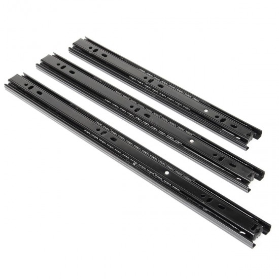 2pcs Telescopic Metal Ball Bearing Metal Slides Runner for Roller Drawer 2pcs Telescopic Metal Ball Bearing Metal Slides Runner for Roller Drawer