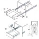 2pcs Telescopic Metal Ball Bearing Metal Slides Runner for Roller Drawer 2pcs Telescopic Metal Ball Bearing Metal Slides Runner for Roller Drawer