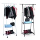 3 IN1 Metal Closet Organizer Wardrobe Shelves Kit Portable Clothes Storage Rack 3 IN1 Metal Closet Organizer Wardrobe Shelves Kit Portable Clothes Storage Rack
