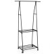 3 IN1 Metal Closet Organizer Wardrobe Shelves Kit Portable Clothes Storage Rack 3 IN1 Metal Closet Organizer Wardrobe Shelves Kit Portable Clothes Storage Rack