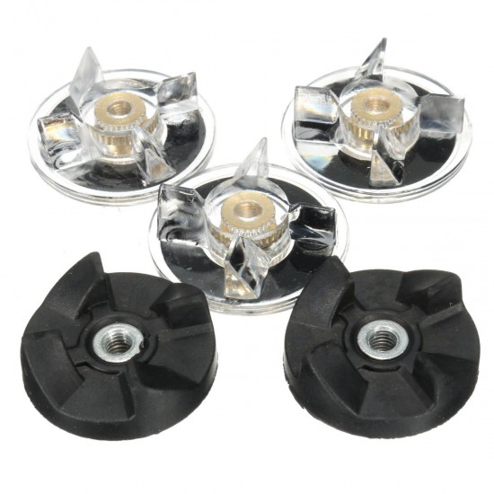 3 Plastic Gear Base and 2 Rubber Blender Replacement for Magic Mixer Spare Parts 3 Plastic Gear Base and 2 Rubber Blender Replacement for Magic Mixer Spare Parts