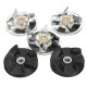 3 Plastic Gear Base and 2 Rubber Blender Replacement for Magic Mixer Spare Parts 3 Plastic Gear Base and 2 Rubber Blender Replacement for Magic Mixer Spare Parts