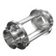304 Stainless Steel Glass Multiple Tri Clamp Type Flow Sight Sanitary Fitting 304 Stainless Steel Glass Multiple Tri Clamp Type Flow Sight Sanitary Fitting