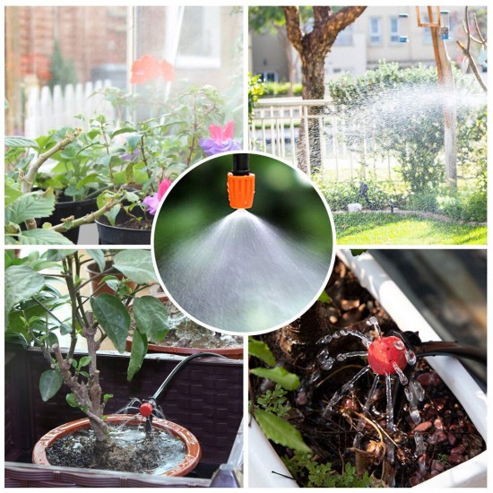 30M 100FT Micro Drip Irrigation System Auto Watering Plant Timer Garden Hose Kit 30M 100FT Micro Drip Irrigation System Auto Watering Plant Timer Garden Hose Kit