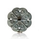 30Pcs Bronze Tone Quincunx Drawer Cabinet Desk Door Pull Handle Knob Furniture Hardware 30Pcs Bronze Tone Quincunx Drawer Cabinet Desk Door Pull Handle Knob Furniture Hardware