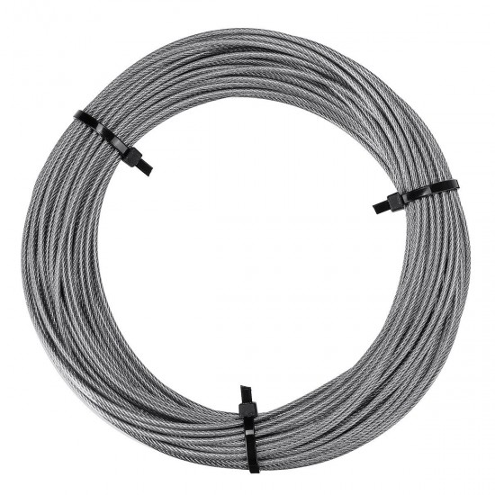 30m Heavy Duty Wire Rope Cable Hooks Stainless Steel Turnbuckle Cord Hanging Kit 30m Heavy Duty Wire Rope Cable Hooks Stainless Steel Turnbuckle Cord Hanging Kit