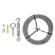30m Heavy Duty Wire Rope Cable Hooks Stainless Steel Turnbuckle Cord Hanging Kit 30m Heavy Duty Wire Rope Cable Hooks Stainless Steel Turnbuckle Cord Hanging Kit