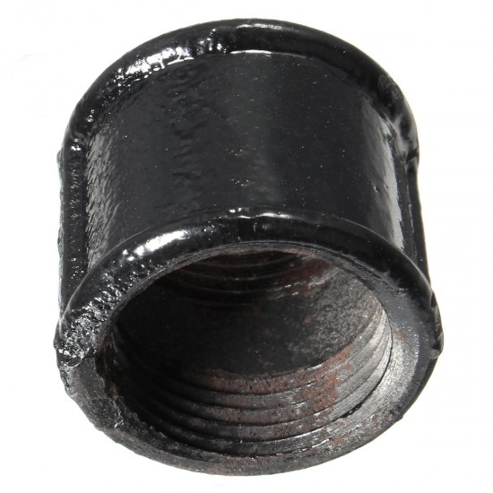 3/4 Inch Black Iron Pipe Threaded Coupling Fittings Malleable Cast Iron