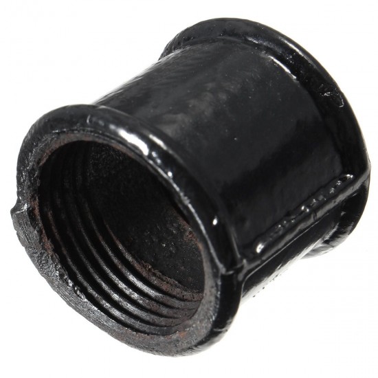 3/4 Inch Black Iron Pipe Threaded Coupling Fittings Malleable Cast Iron 3/4 Inch Black Iron Pipe Threaded Coupling Fittings Malleable Cast Iron