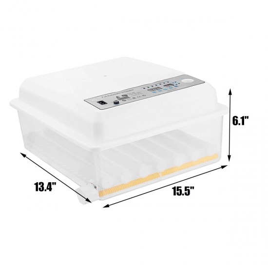 36 Eggs Chicken Automatic Digital Egg Incubator Hatchers Temperature Control