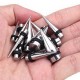 36 Pcs 1.6-10mm Taper Stretcher Piercing Ear Gauge Set Steel Tunnel Plug Expander