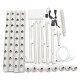 36 Site Holes Plant Hydroponic System Water Culture Grow Kit Garden Vegetables Planting Frame