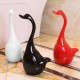 360° Round Toilet Brush Swan Creative Bathroom Cleaning Exquisite Long Handle