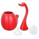 360° Round Toilet Brush Swan Creative Bathroom Cleaning Exquisite Long Handle