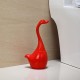 360° Round Toilet Brush Swan Creative Bathroom Cleaning Exquisite Long Handle