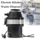 370W 220V Waste Disposer Food Garbage Sink Disposal Garbage Disposal