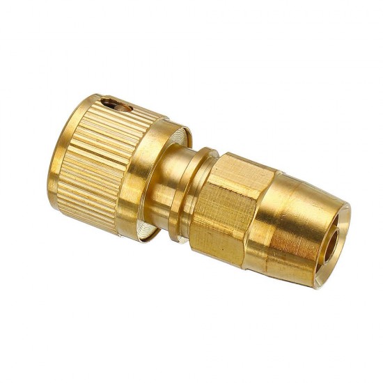 3/8'' Brass Hose Connector Copper Garden Telescopic Pipe Fittings Washing Water Quick Connector Car Wash Clean Tools Quick Connect Adapter