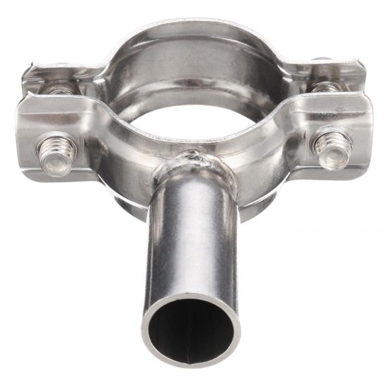38mm Sanitary Pipe Hanger 304 Stainless Steel Double Bolt Pipe Holder Clamp 38mm Sanitary Pipe Hanger 304 Stainless Steel Double Bolt Pipe Holder Clamp