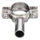 38mm Sanitary Pipe Hanger 304 Stainless Steel Double Bolt Pipe Holder Clamp 38mm Sanitary Pipe Hanger 304 Stainless Steel Double Bolt Pipe Holder Clamp